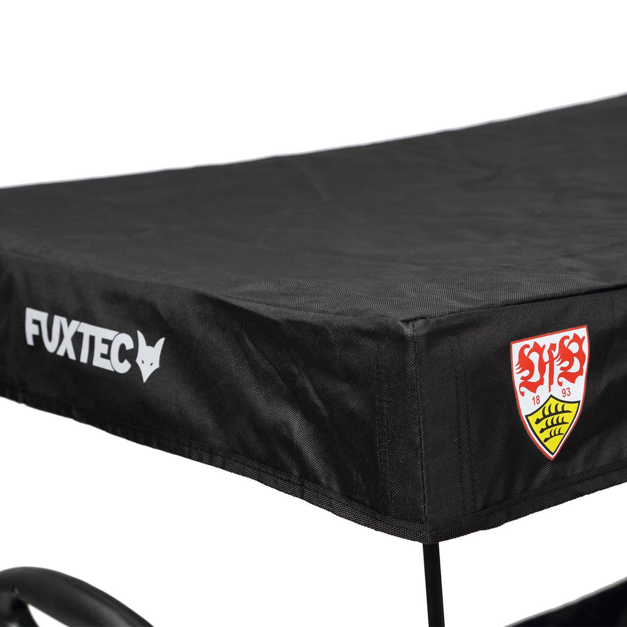 FUXTEC handcart FX-CT500 edición VfB Stuttgart con techo solar