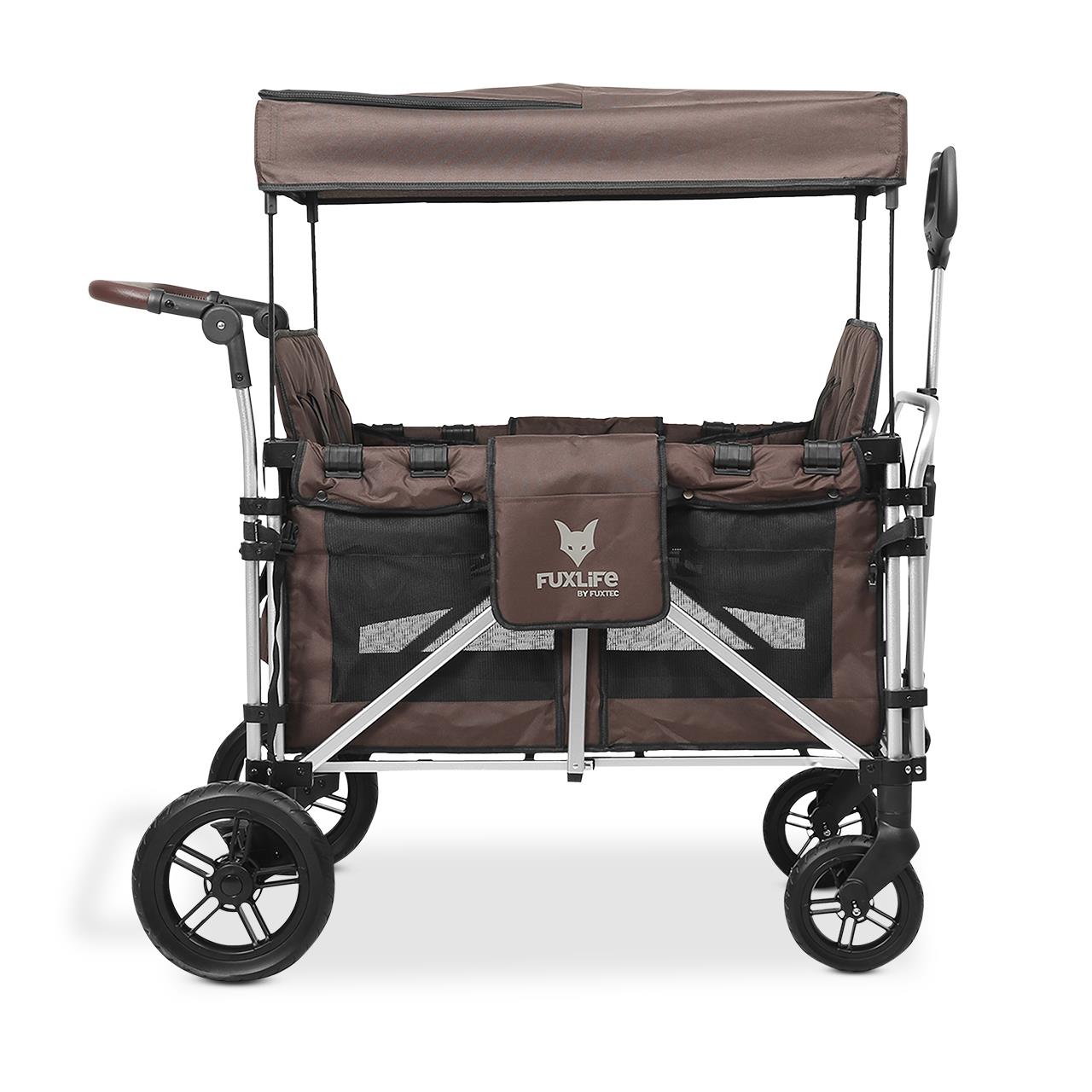 FUXLIFE Carro de mano Premium de 4 plazas FX-CTXL900