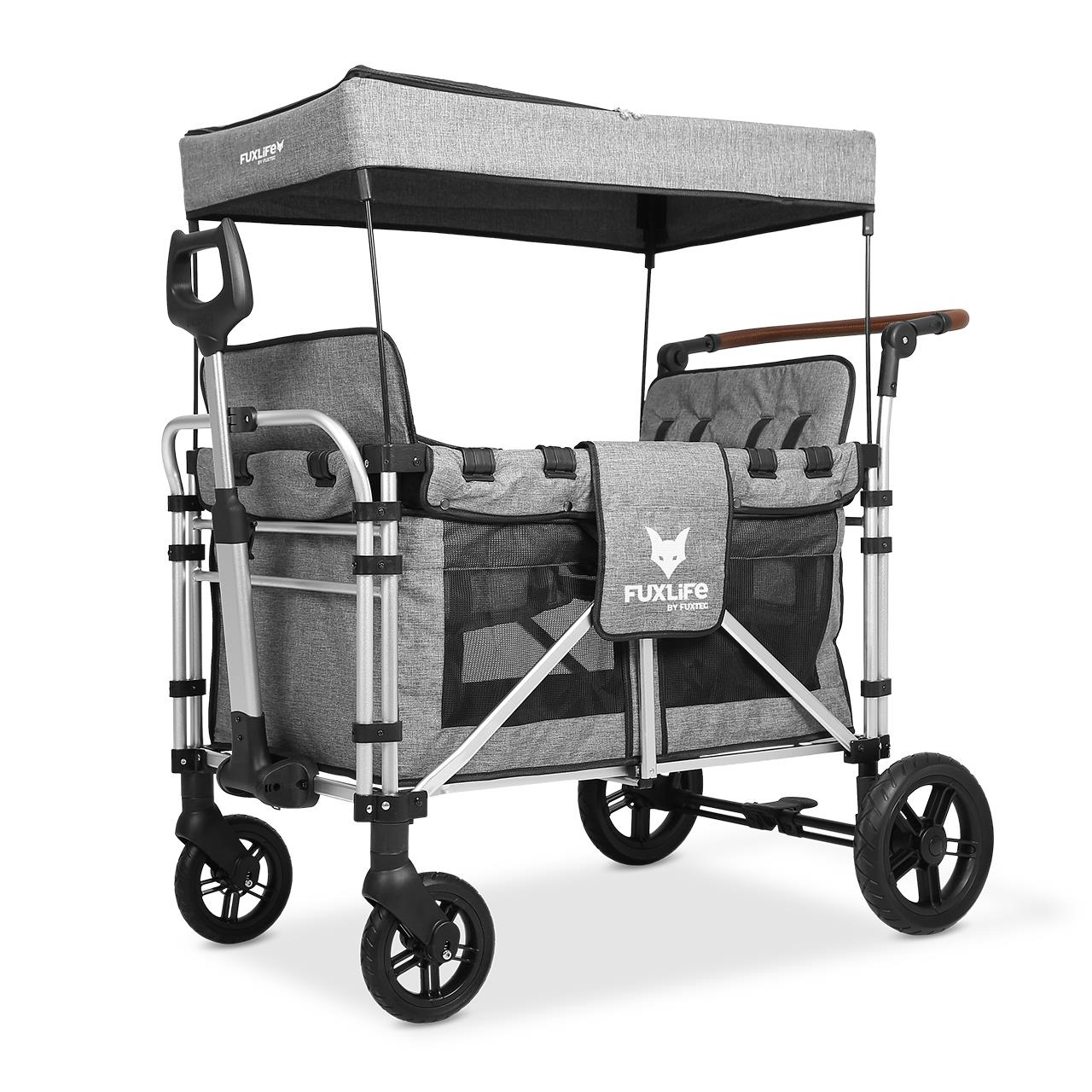 FUXLIFE Carro de mano Premium de 4 plazas FX-CTXL900