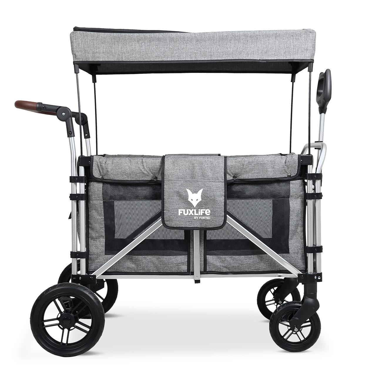 FUXLIFE Carro de mano Premium de 4 plazas FX-CTXL900