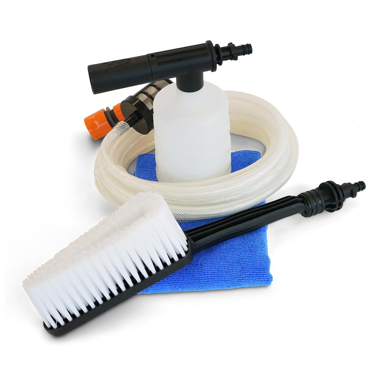 FUXTEC 20V Batería Limpiadora de Alta Presión FX-E1HDR20 SET con 1 x Batería 2Ah, 1 x Cargador 1A