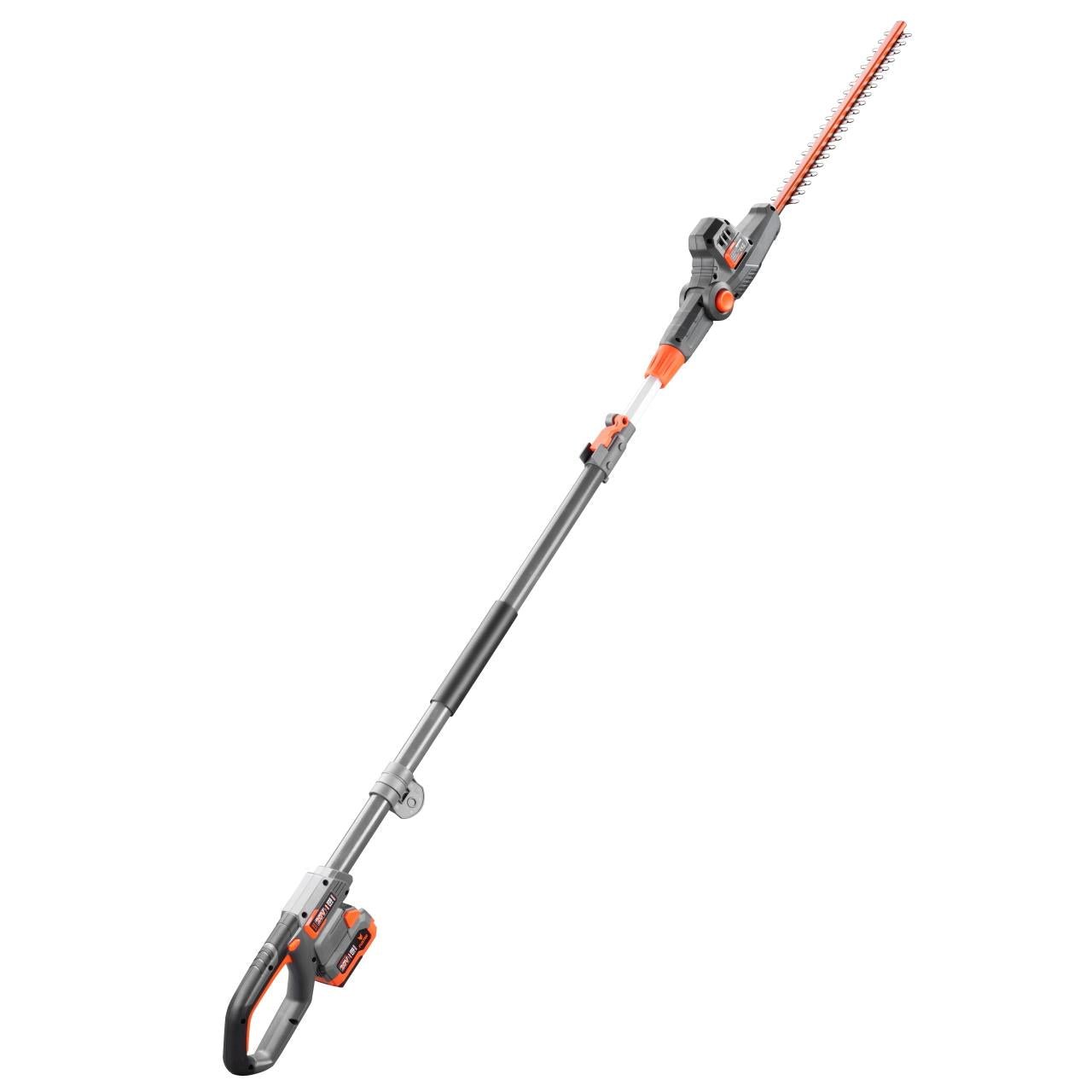 FUXTEC FX-E1HH20 cortasetos telescópico sin cable de 20V – 25 cm de longitud de corte