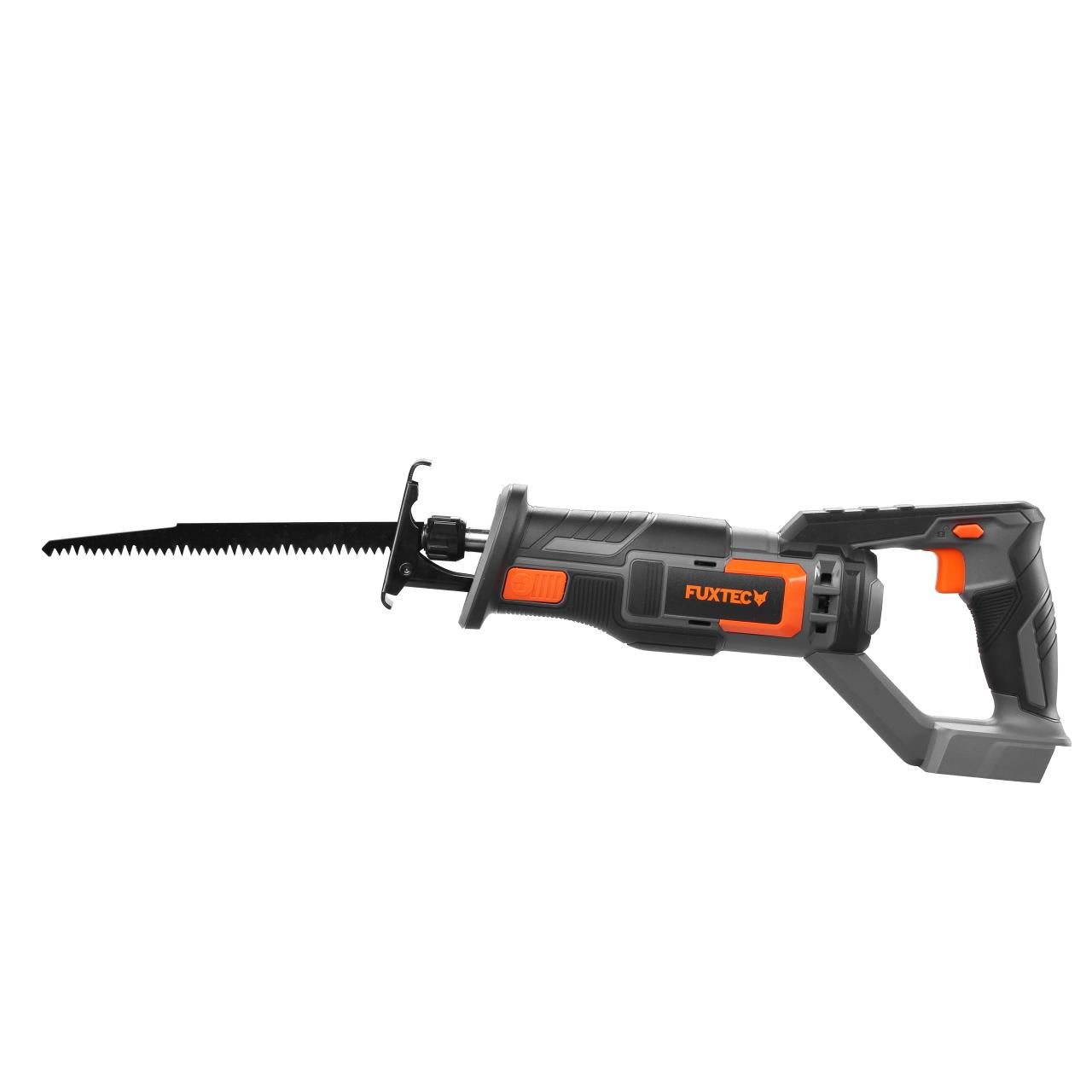 FUXTEC 20V Sierra de sable a batería FX-E1SS20 SET con 1 x batería de 2Ah, 1 x cargador de 1A