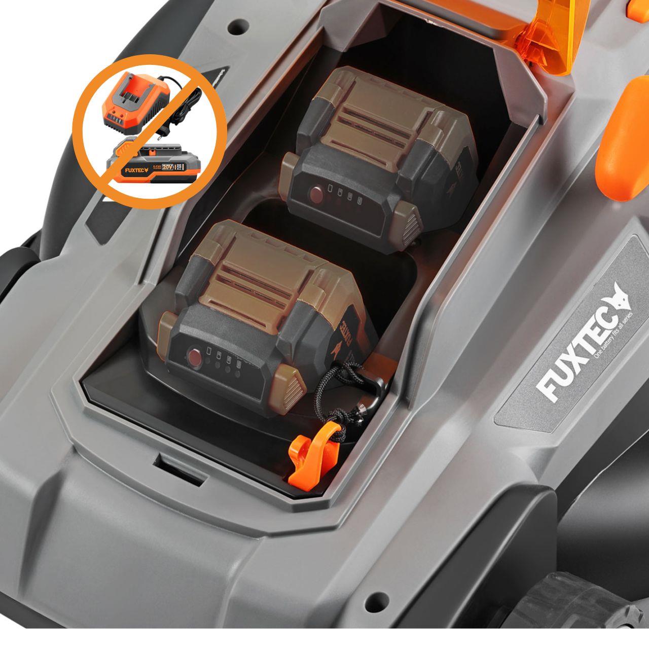 Cortacésped a batería FUXTEC 40 V FX-E2RM43 sin batería ni cargador