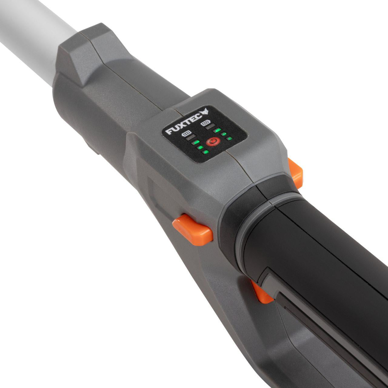 Cortabordes a batería FX-E2RTSET, con 2 baterías de 2 Ah y 1 cargador doble de 2,4 A