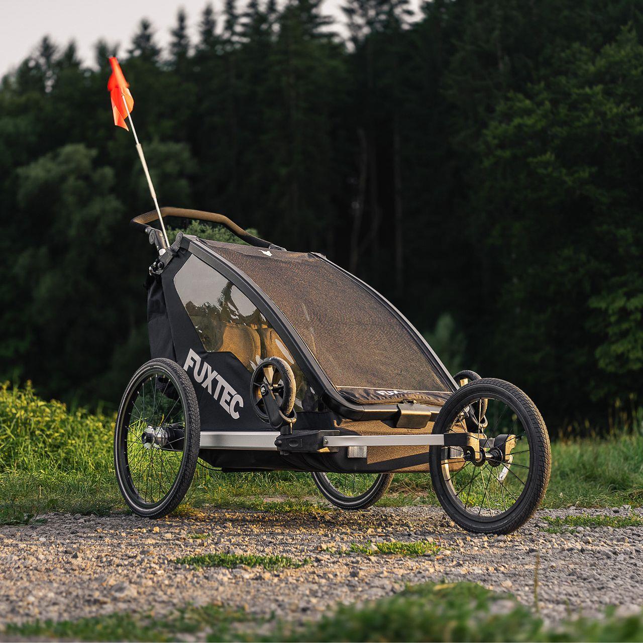 FUXTEC FX-FA1 remolque para bicicleta/jogger con rueda jogger