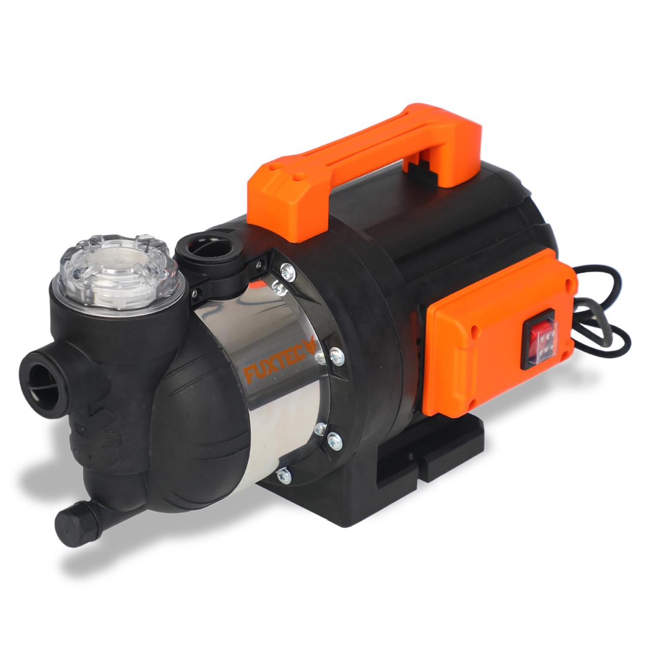 Bomba de agua para jardín FUXTEC FX-GP1200 - bomba sumergible de 1200 W, máx. 4800 l/h