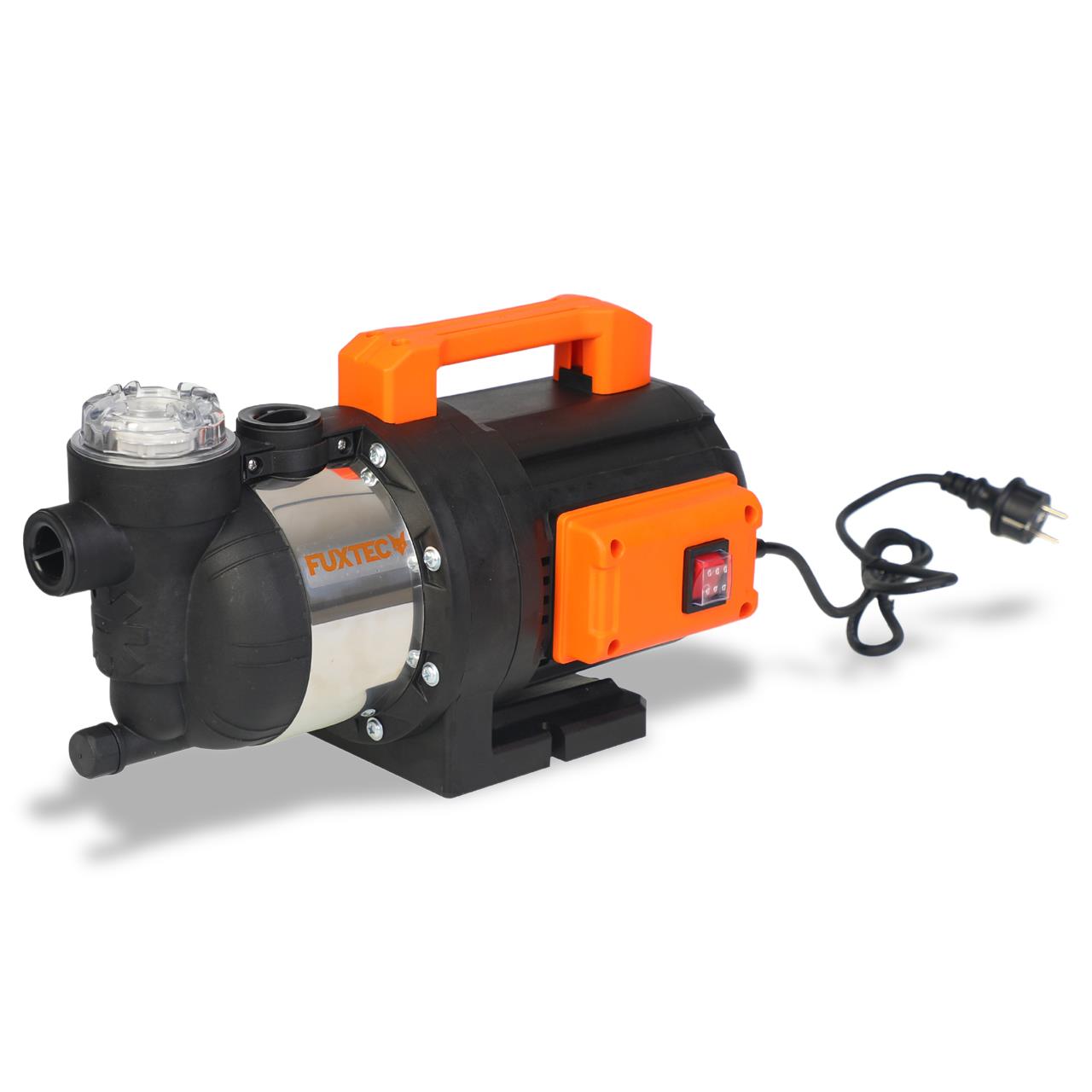 Bomba de agua para jardín FUXTEC FX-GP1200 - bomba sumergible de 1200 W, máx. 4800 l/h