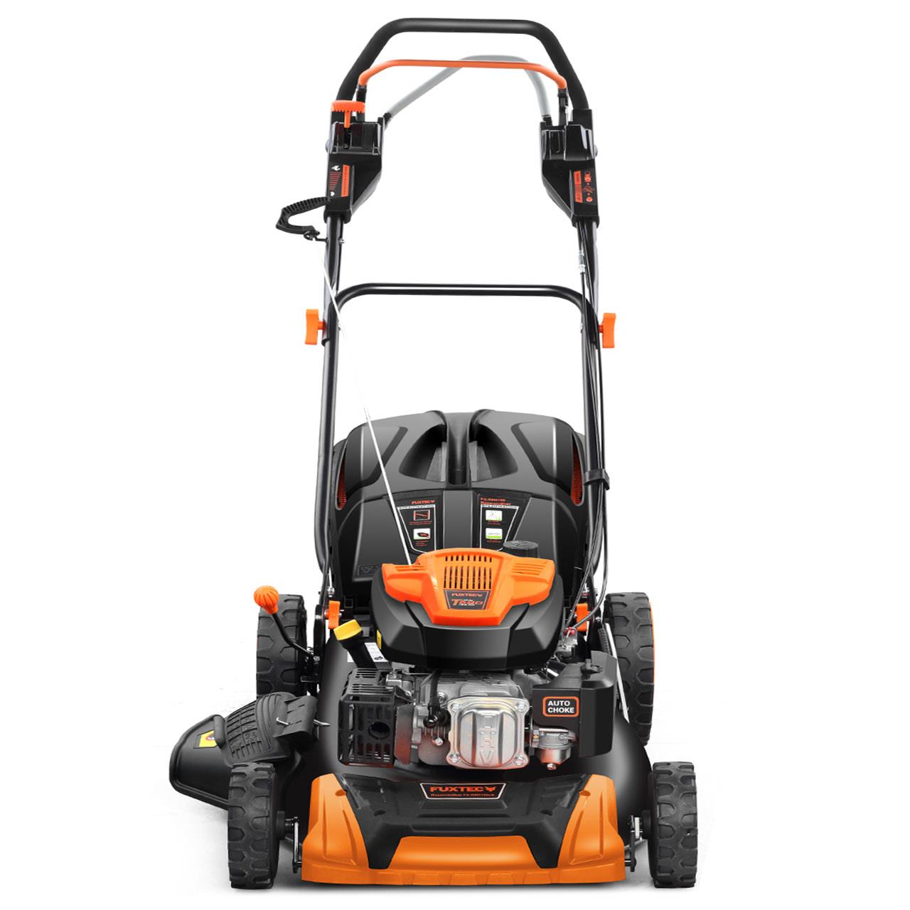 Cortacésped FUXTEC FX-RM5196PRO con tracción trasera y función «EasyClean»