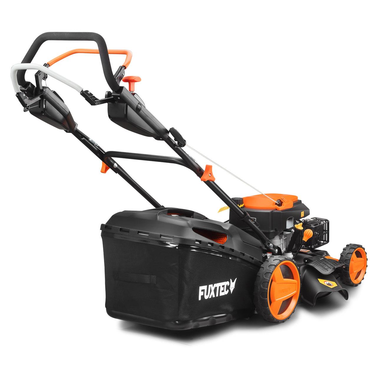 Cortacésped FUXTEC FX-RM5196PRO con tracción trasera y función «EasyClean»