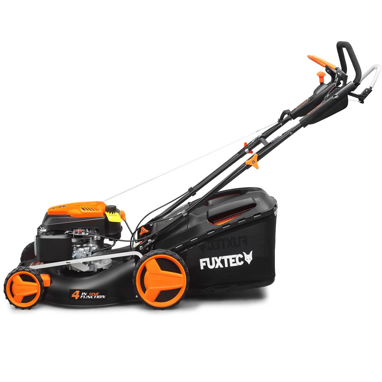 Cortacésped FUXTEC FX-RM5196PRO con tracción trasera y función «EasyClean»