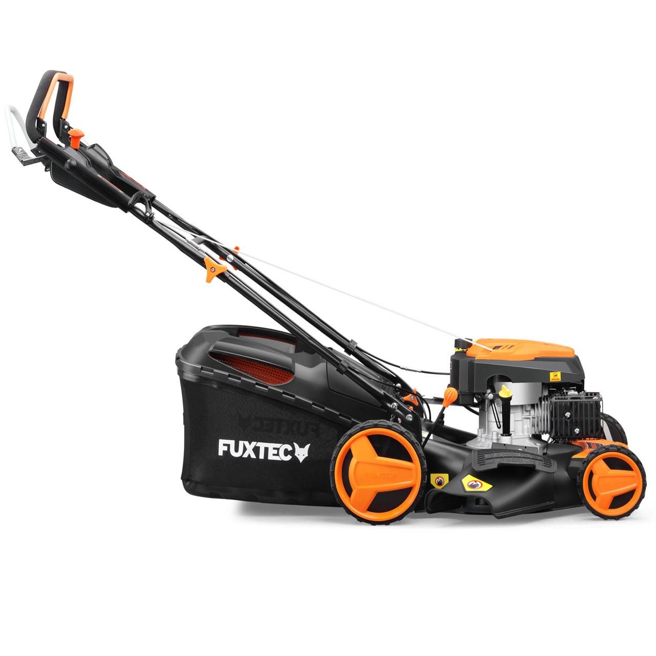 Cortacésped FUXTEC FX-RM5196PRO con tracción trasera y función «EasyClean»