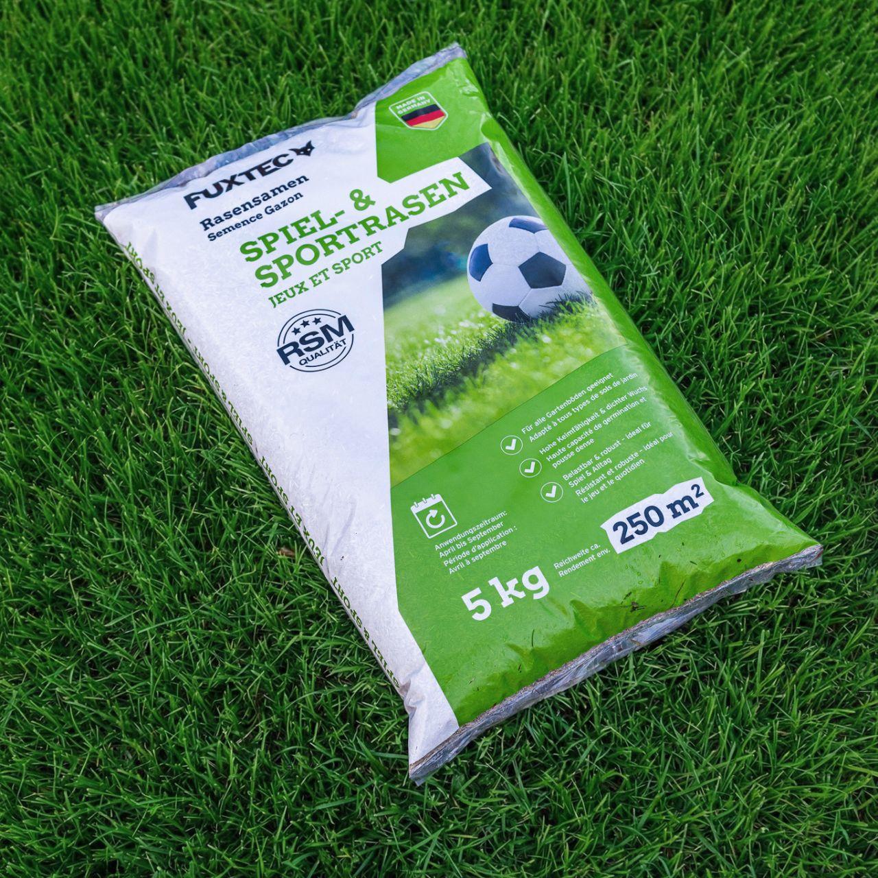 FUXTEC semillas de césped FX-RSSP5 5 kg césped de juego y deportivo