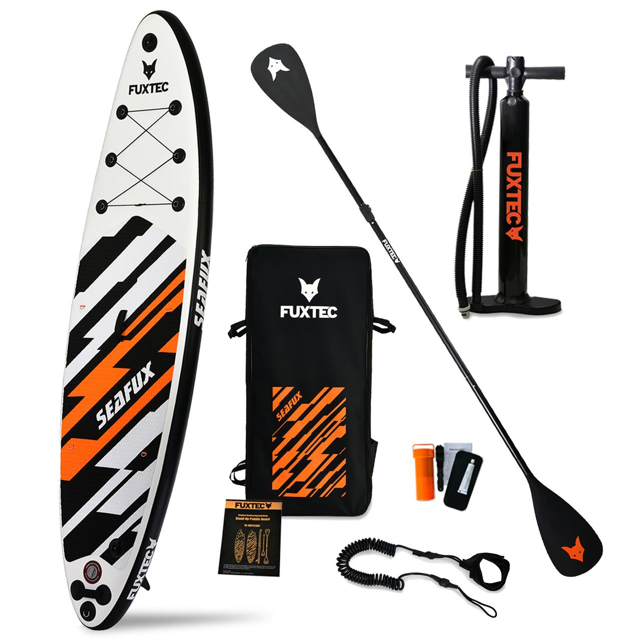 FUXTEC Tabla de Stand Up Paddle Hinchable SUP320D1 320 x 81 x 15 cm