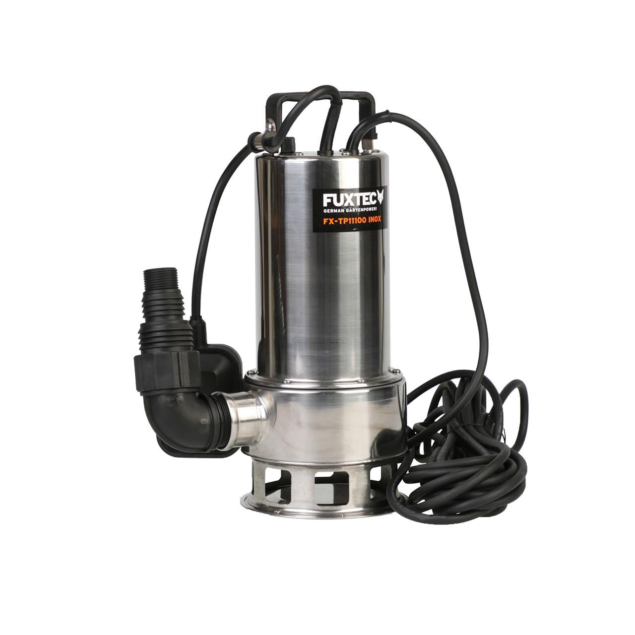 FUXTEC FX-TP11100 Bomba sumergible de 1100 W - Ideal para el bombeo de aguas residuales