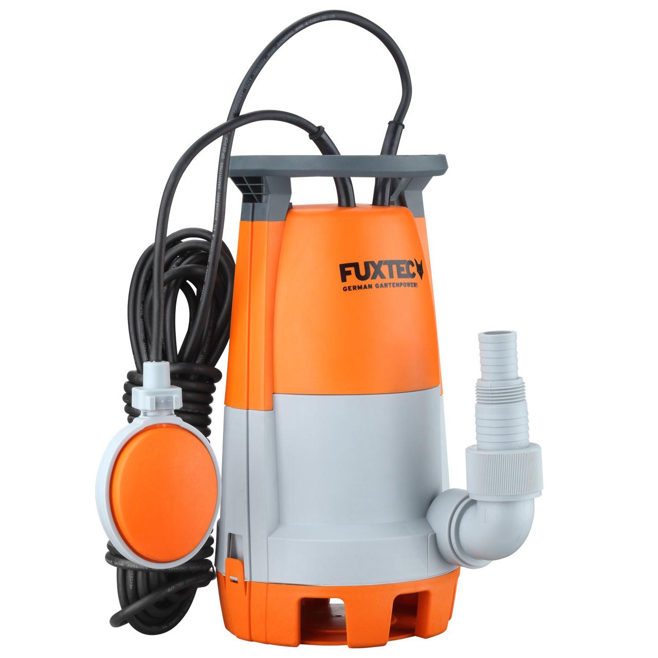 Bomba sumergible de aguas residuales FUXTEC FX-TP1350 350 watts, máx. 7500 l/h