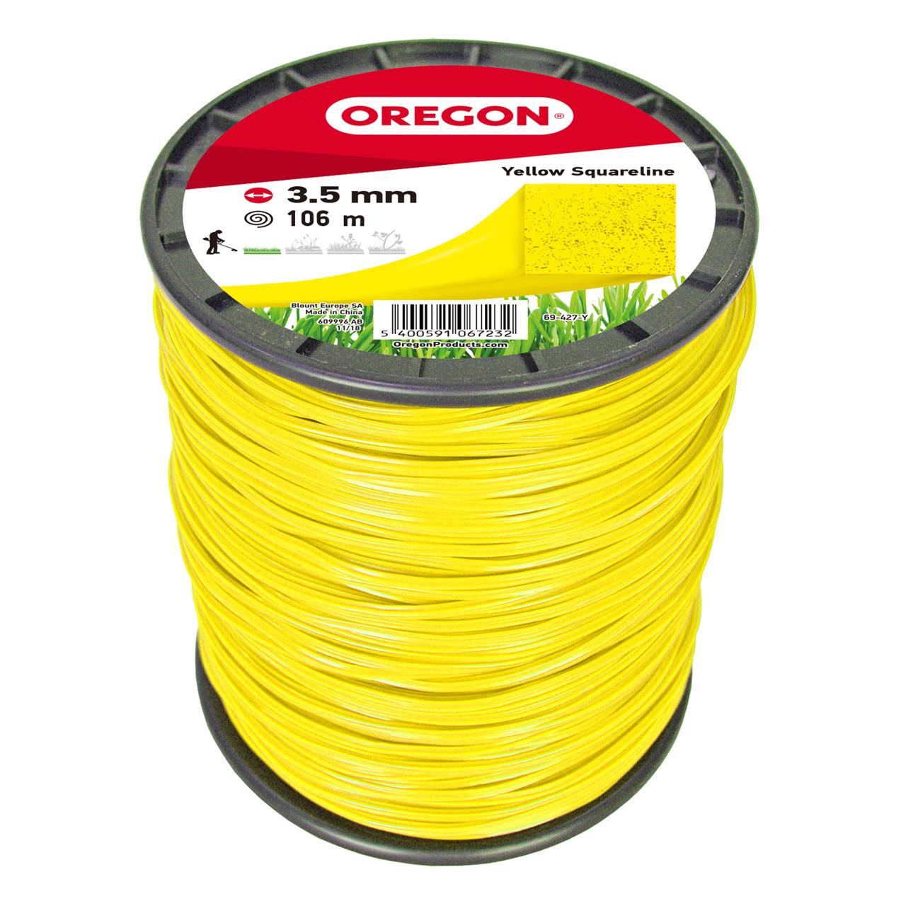 OREGON - hilo cuadrado en amarillo 3,5mm x 106m