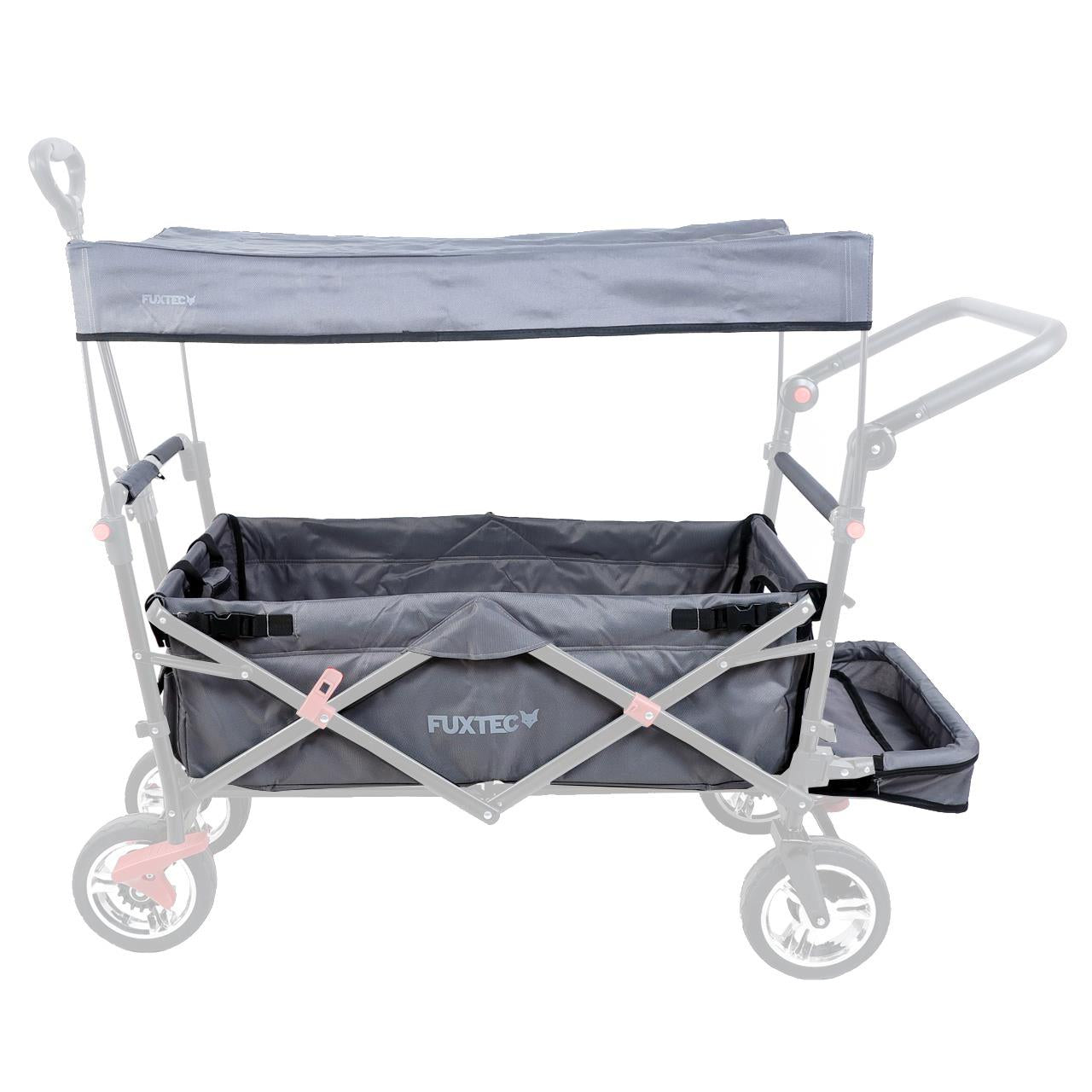 Cubierta de tela completa en gris para carrito CT-800