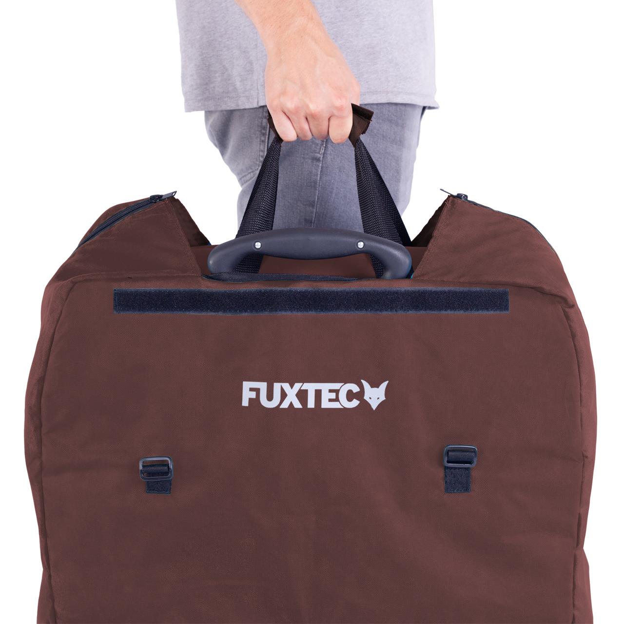 Bolsa de transporte y viaje acolchada de FUXTEC FX-CT700 & FX-CT800 Marron