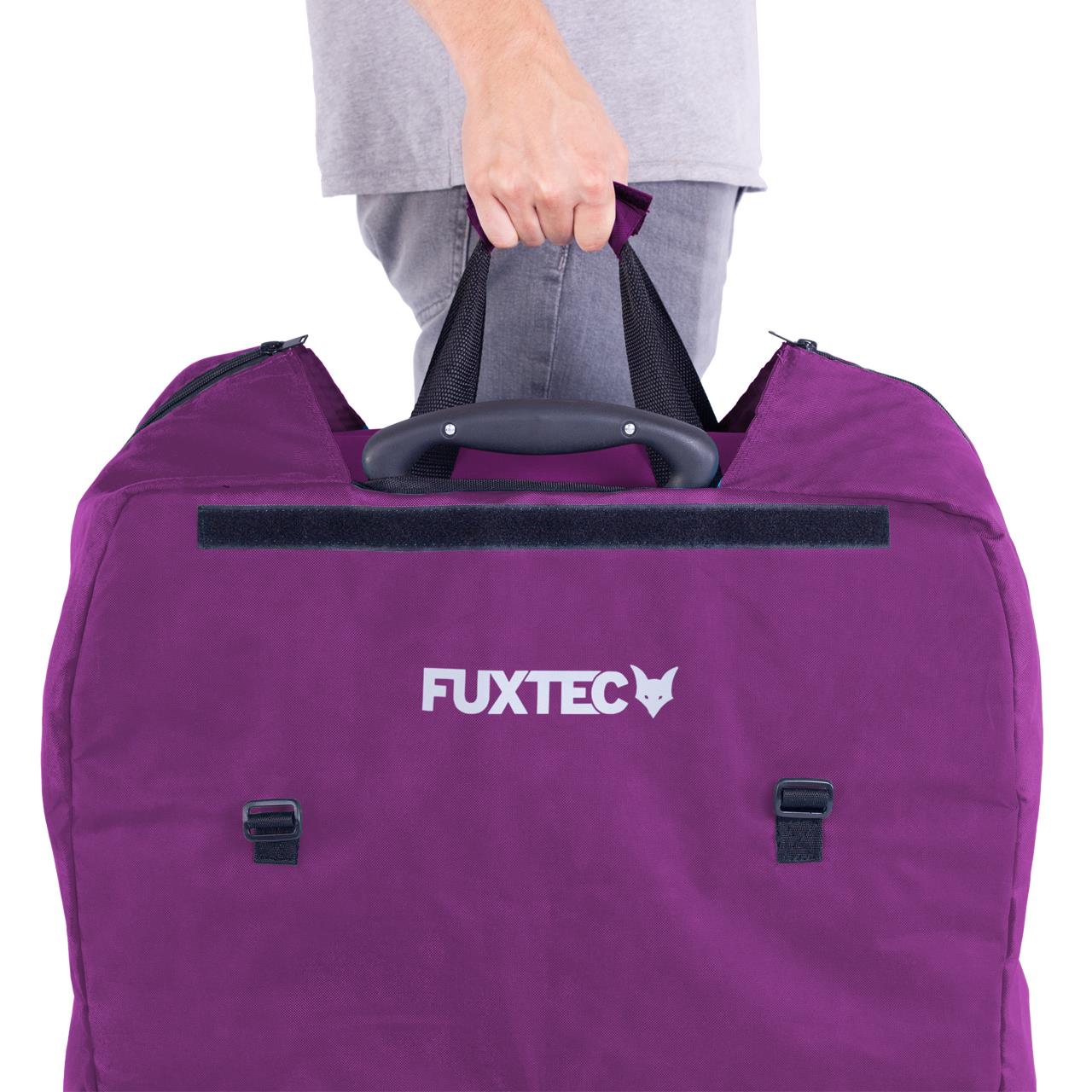 Bolsa de transporte y viaje acolchada de FUXTEC FX-CT700 & FX-CT800 Morado